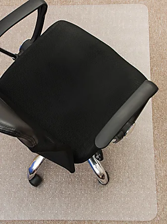 rectangular polycarbonate chair mat for carpets