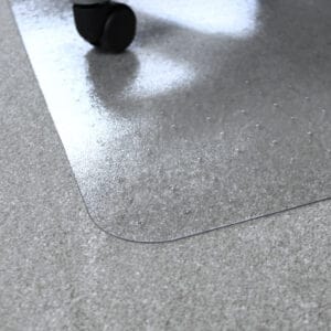 2mm PVC Chair Mat for Carpet Transparent Low/Medium Pile Carpets Computer Chair Floor Protector for Office and Home 36 x 48 x 0.08 Rectangle 